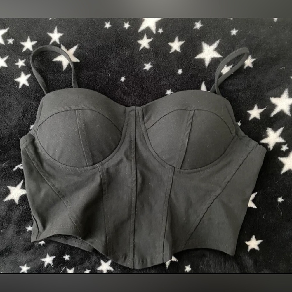 Blāshe Jean Corset Crop Top